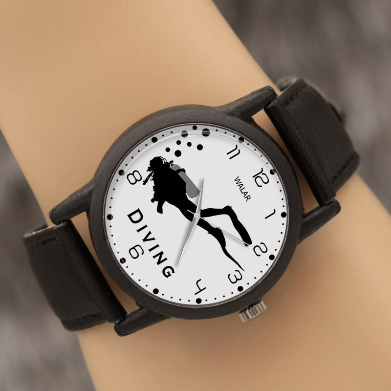 ساعت مچی عقربه ای والار طرح غواصی کد LF2005