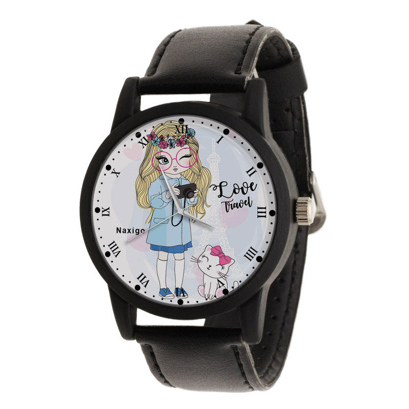 ساعت مچی عقربه ای ناکسیگو مدل دختر کد LF11679