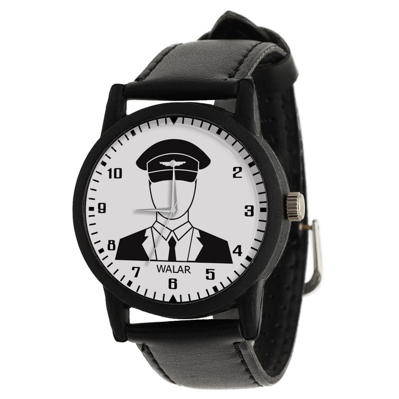 ساعت مچی عقربه ای مردانه والار طرح خلبان کد LF2555