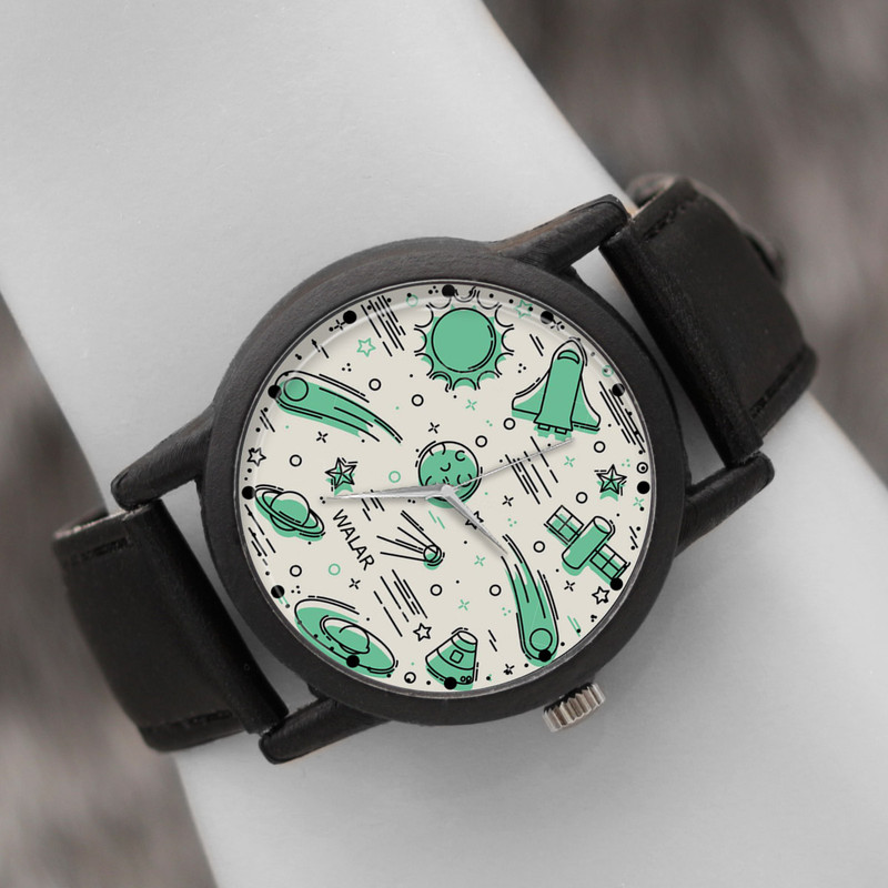 ساعت مچی عقربه ای والار طرح فضانوردی کد LF2645