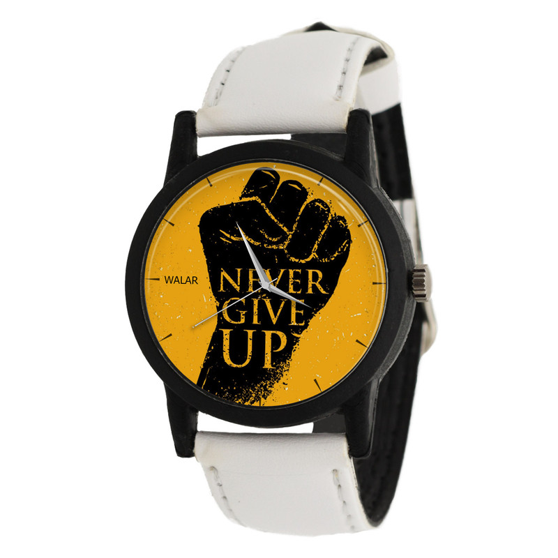 ساعت مچی عقربه ای والار طرح Never Give Up مدل LF1382