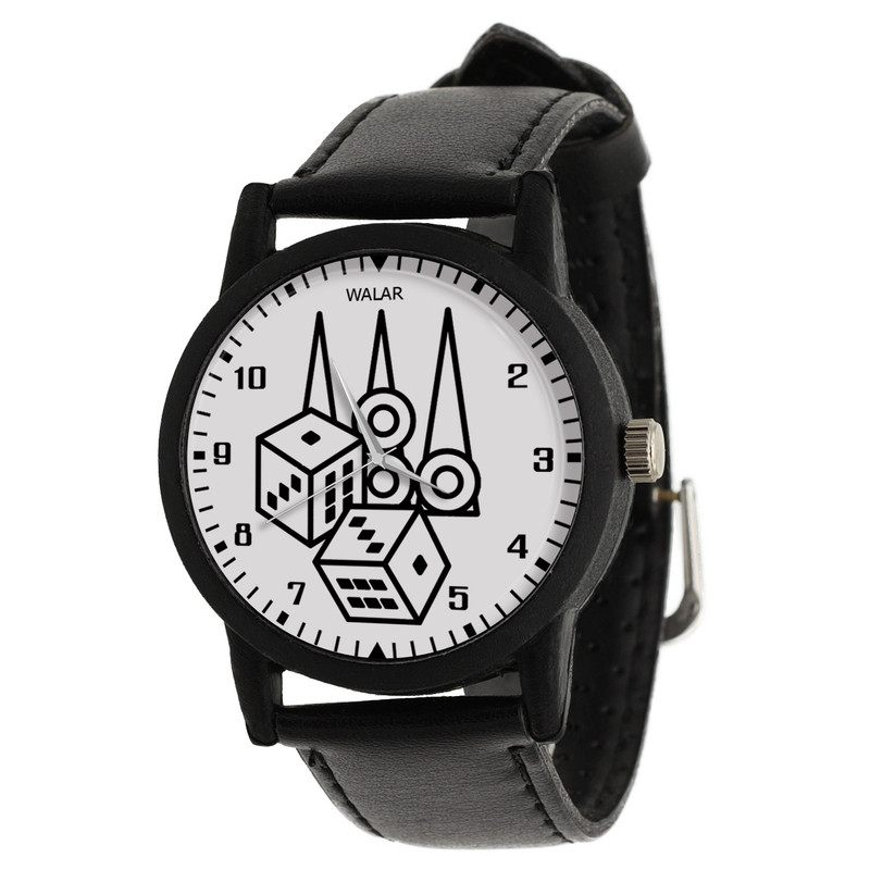 ساعت مچی عقربه ای والار طرح تخته نرد کد LF2764