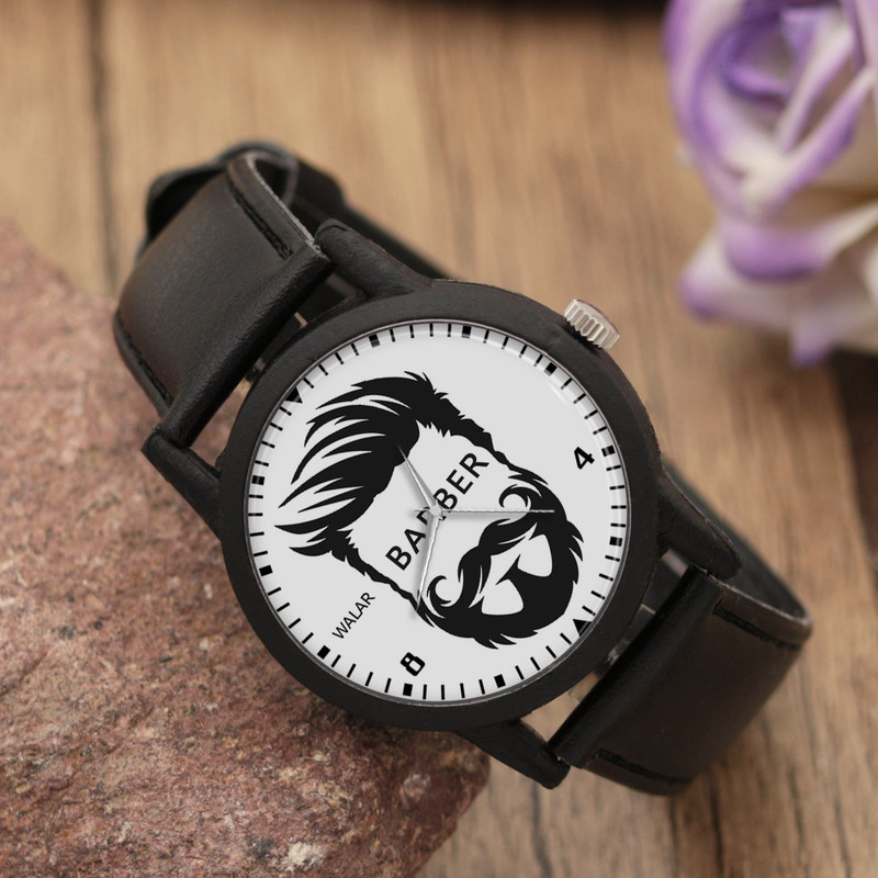 ساعت مچی عقربه ای مردانه والار طرح آرایشگر کد LF2799