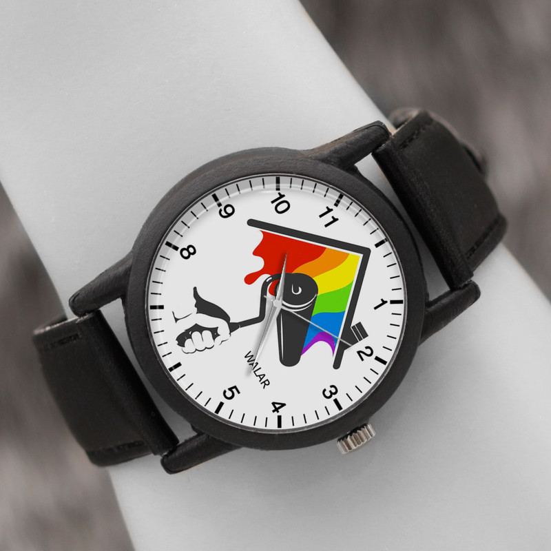 ساعت مچی عقربه ای زنانه و مردانه والار طرح نقاش ساختمان کد LF2813