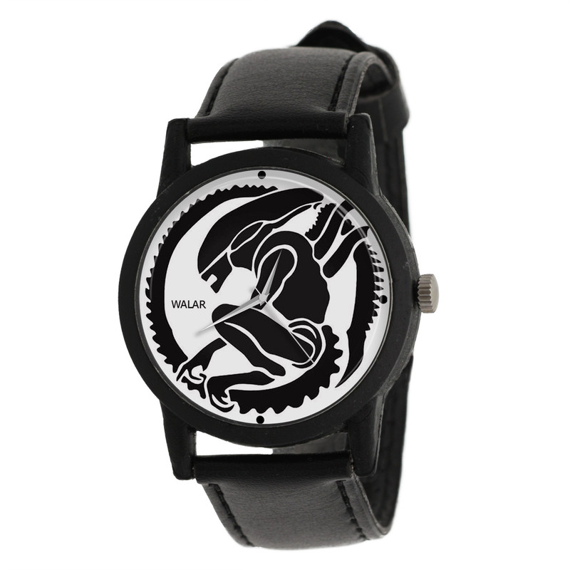ساعت مچی عقربه ای مردانه والار طرح زنومورف کد LF2255