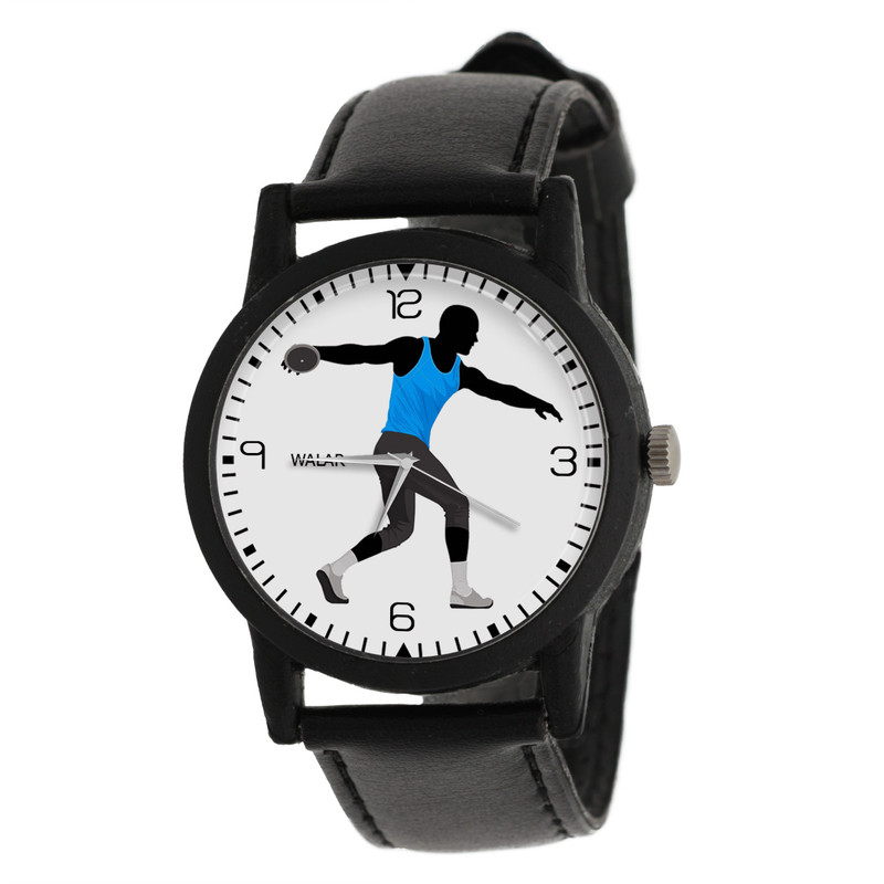 ساعت مچی عقربه ای مردانه والار طرح پرتاب دیسک کد LF2373