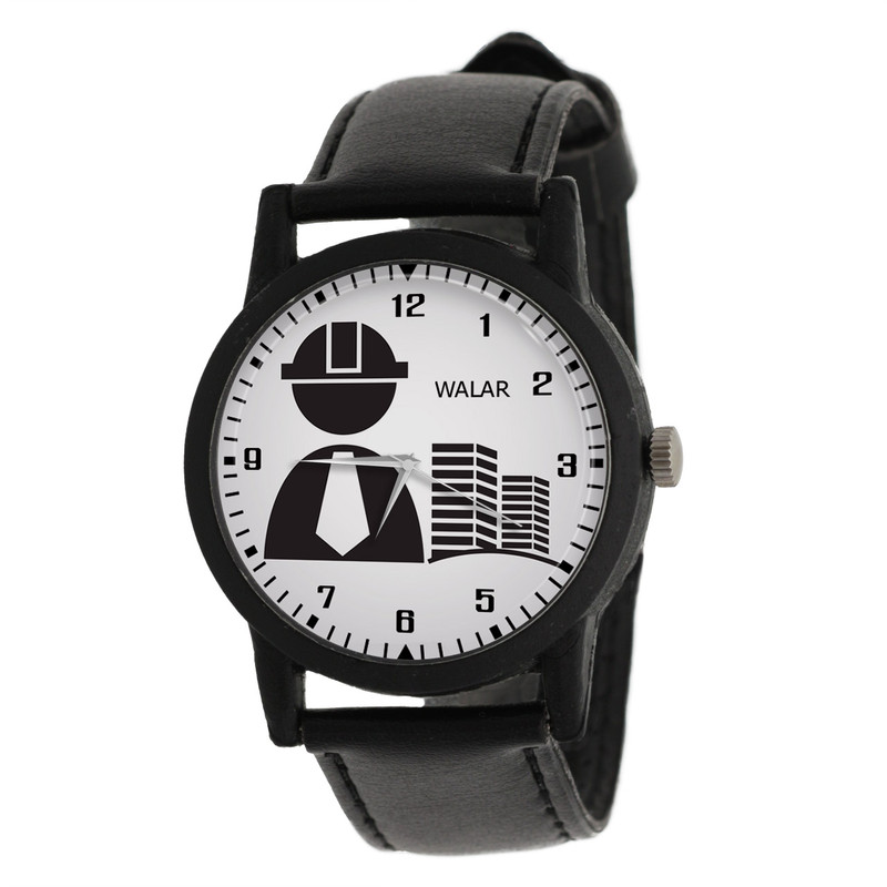 ساعت مچی عقربه ای مردانه والار طرح مهندسی عمران کد LF2601