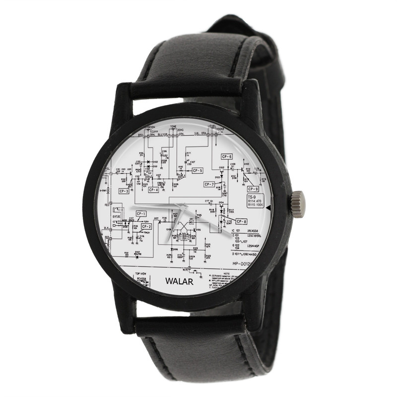 ساعت مچی عقربه ای والار طرح مدار الکتریکی کد LF2607