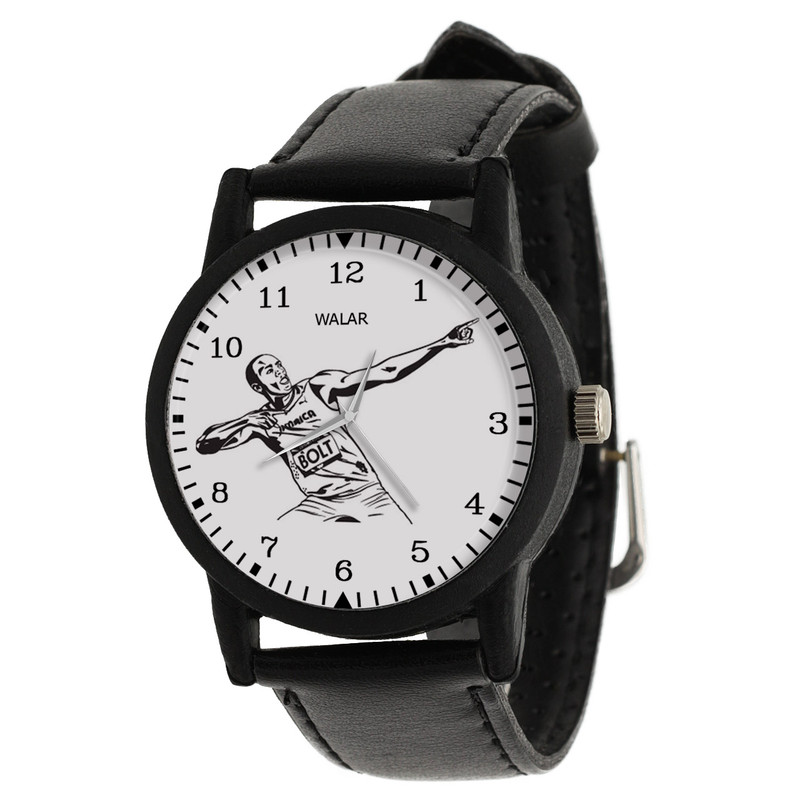 ساعت مچی عقربه ای والار طرح یوسین بولت کد LF2090