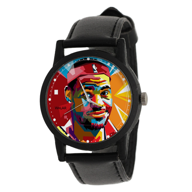 ساعت مچی عقربه ای مردانه والار طرح لبرون جیمز کد LF2109