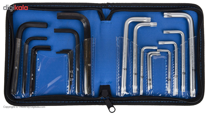 مجموعه 18 عددی آچار آلن و ستاره ای نووا مدل NTK1149