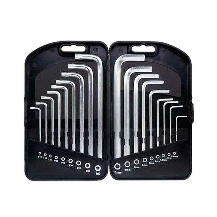  مجموعه 18 عددی آچار آلن و ستاره‌ای رونیکس مدل RON-2052