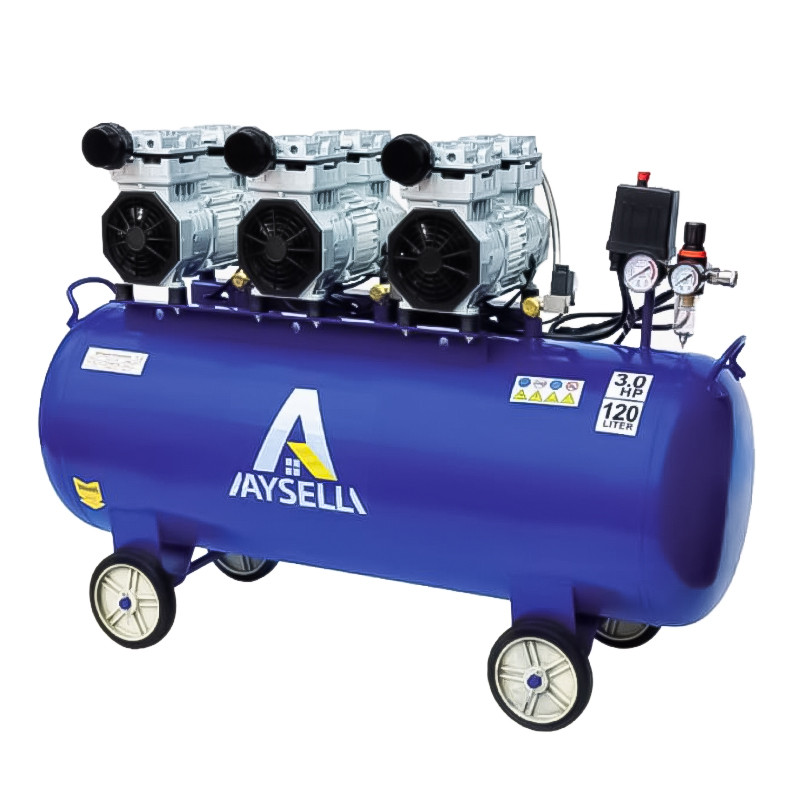 کمپرسور باد آیسل مدل AL120 ظرفیت 120 لیتر
