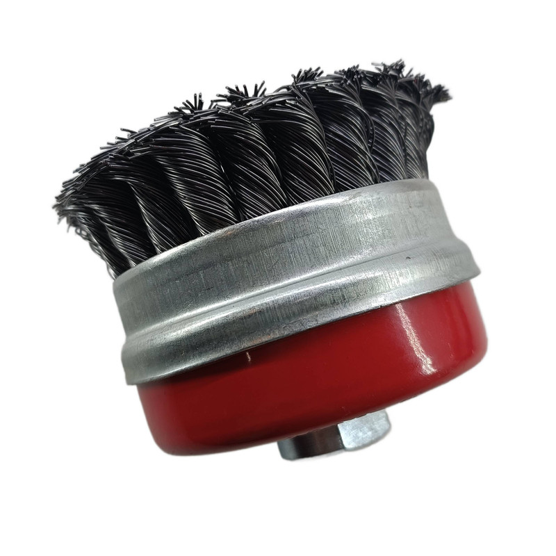 برس کاسه ای مدل بافته 90mm