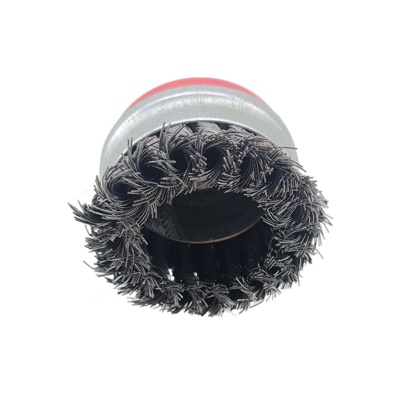 برس کاسه ای مدل بافته 80mm