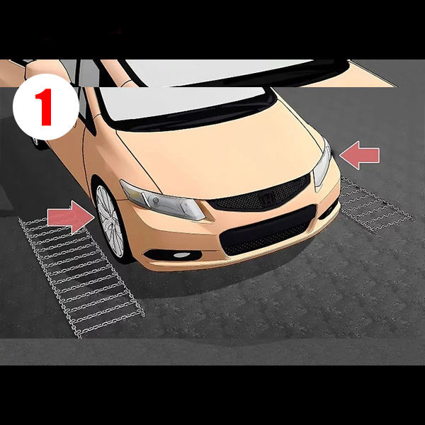  زنجیر چرخ مدل SNOW PRO مناسب برای سورن بسته دو عددی 