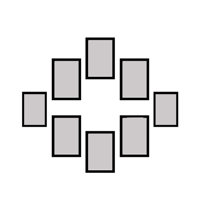 قاب عکس بکلیت مدل 215-123 مجموعه 8 عددی
