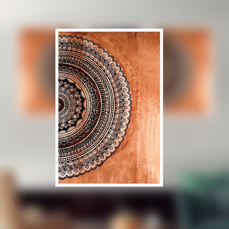 تابلو بکلیت طرح نقاشی سنتی ایران ترمه مدل W-704 مجموعه 3 عددی