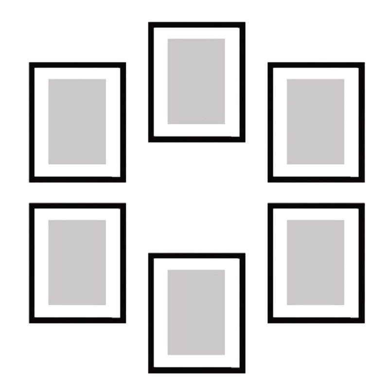 قاب عکس بکلیت مدل پاسپارتو 215-93 مجموعه 6 عددی