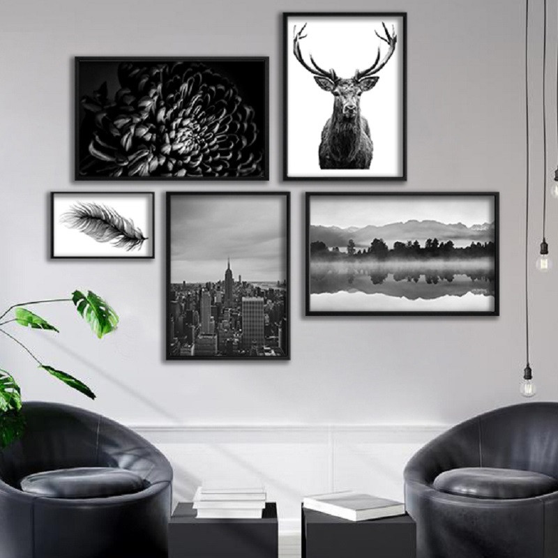 تابلو بکلیت طرح دکوراتیو نیویورک مدل B-432 مجموعه 5 عددی