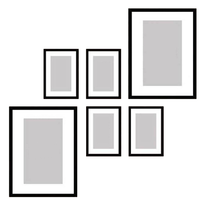 قاب عکس بکلیت مدل پاسپارتو 215-82 مجموعه 6 عددی