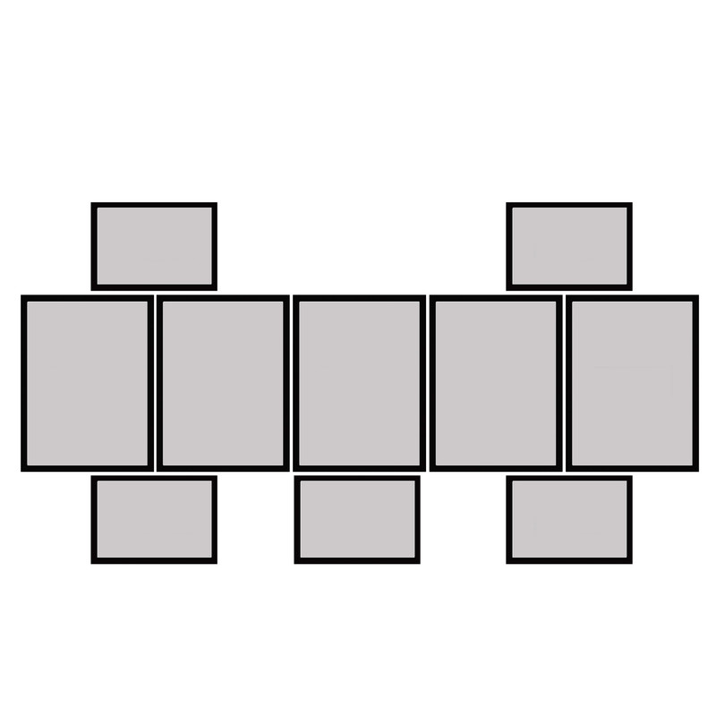 قاب عکس بکلیت مدل 215-20 مجموعه 10 عددی
