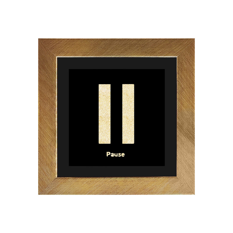 تابلو بکلیت طرح دکوری pause مدل T-135