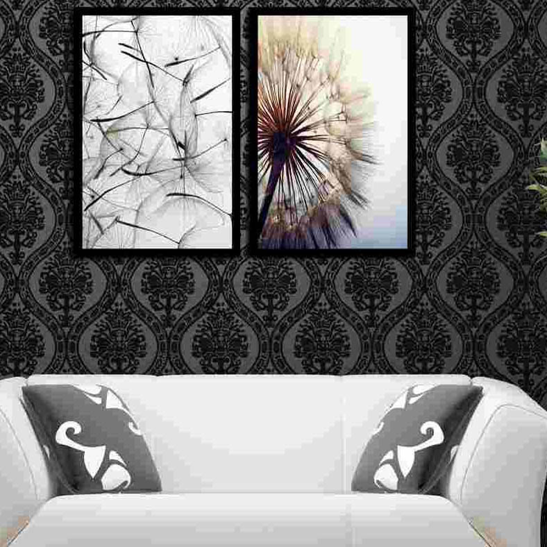 تابلو بکلیت طرح قاصدک مدل دکوراتیو B-175 مجموعه 2 عددی