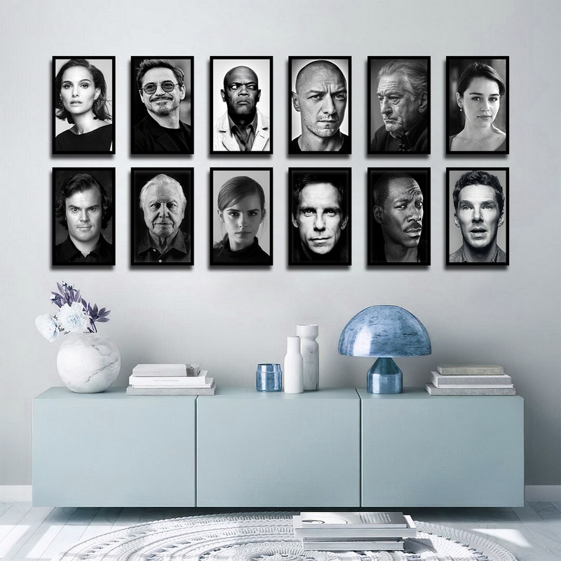 تابلو بکلیت طرح مشاهیر سینمای جهان مدل B-1793 مجموعه 12 عددی