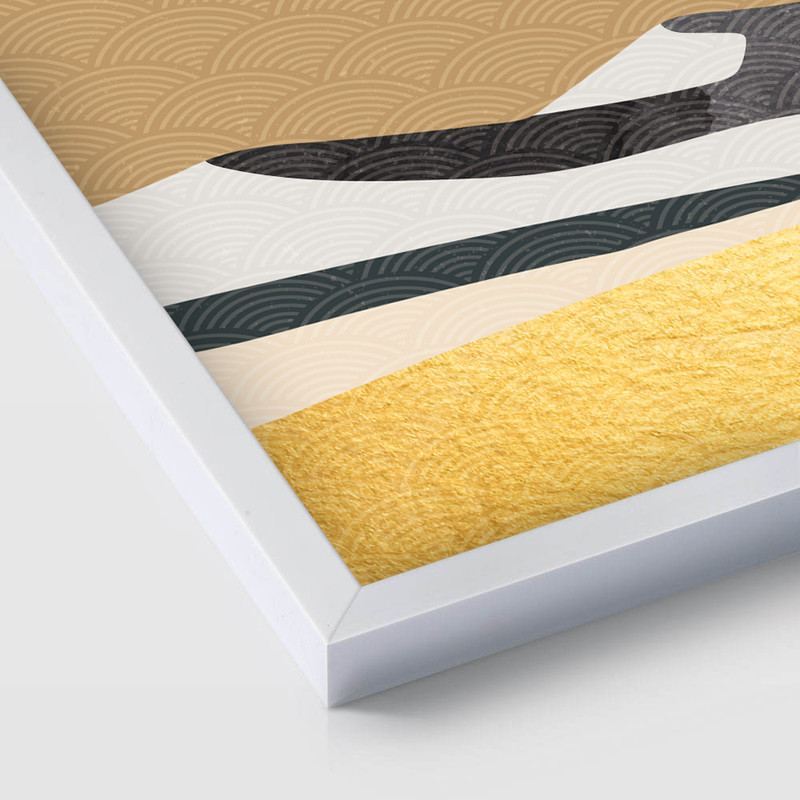 تابلو بکلیت طرح نقاشی مدرن مدل دکوراتیو W-373 بسته 3 عددی