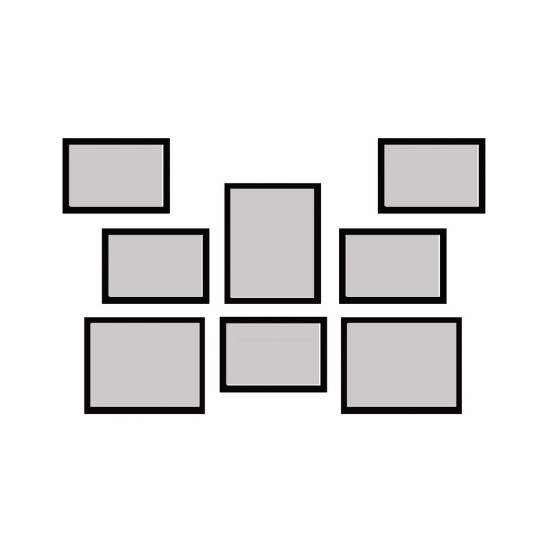 قاب عکس بکلیت مدل 215-130 مجموعه 8 عددی