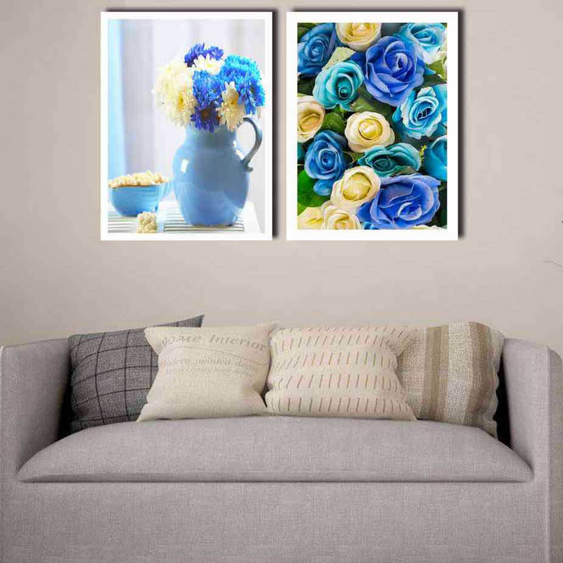 تابلو بکلیت طرح گل گلدان مدل دکوراتیو W-157