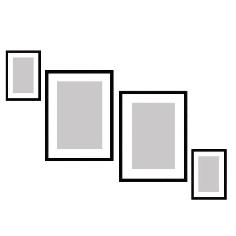 قاب عکس بکلیت مدل پاسپارتو 215-50 مجموعه 4 عددی