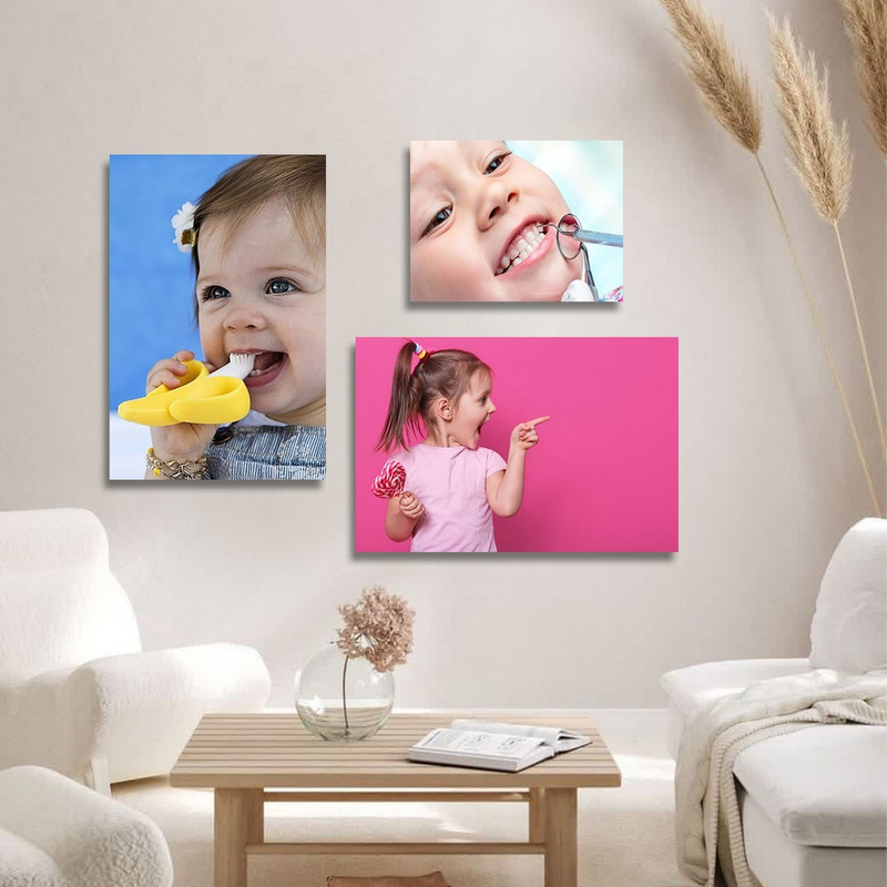 تابلو شاسی بکلیت طرح دندانپزشکی و سلامت دهان و دندان مدل SH-1339 مجموعه 3 عددی