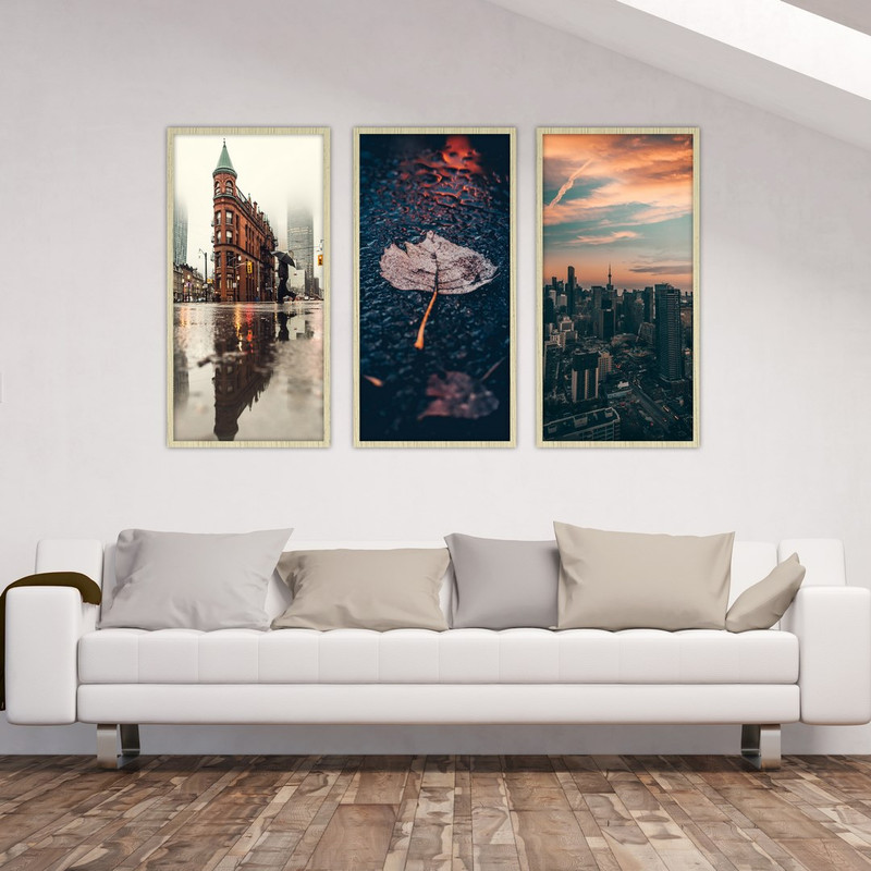 تابلو بکلیت طرح منظره شهری مدل BE-531 مجموعه 3 عددی