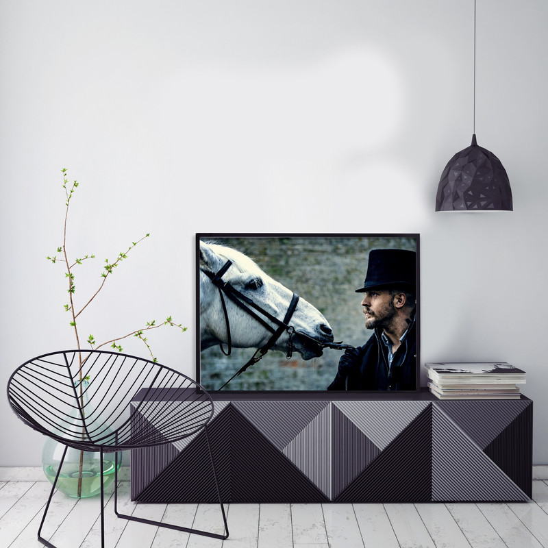 تابلو بکلیت طرح تام هاردی مدل بارکد خوان کد 215- 5