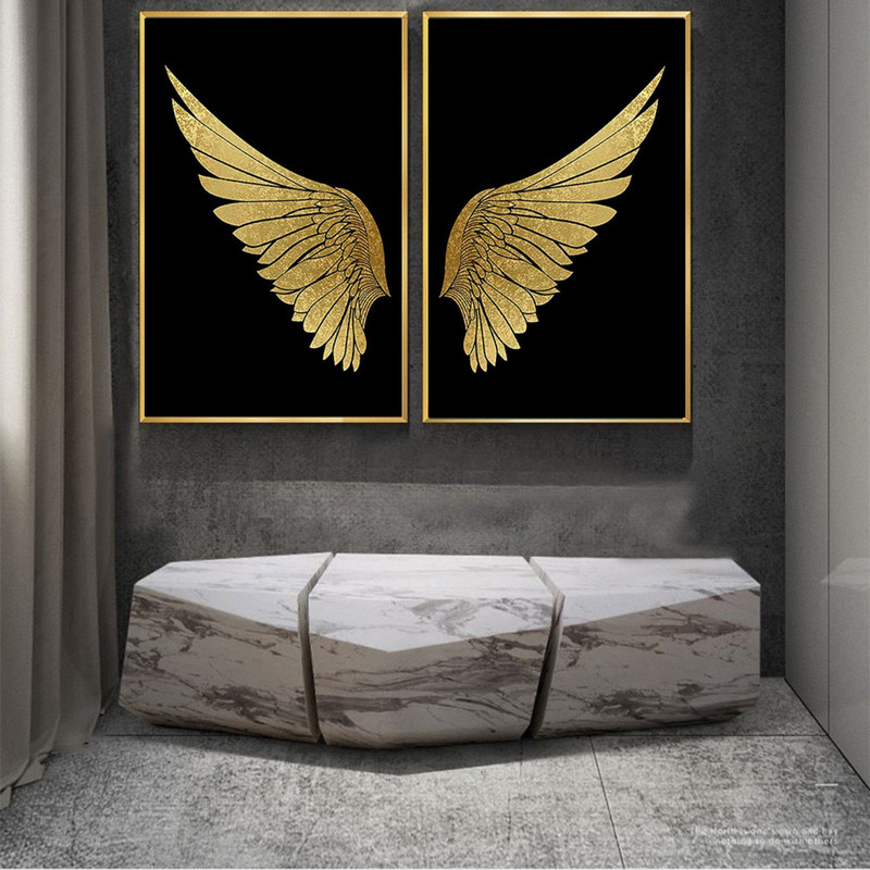 تابلو بکلیت طرح بال مدل دکوراتیو T-339 مجموعه 2 عددی