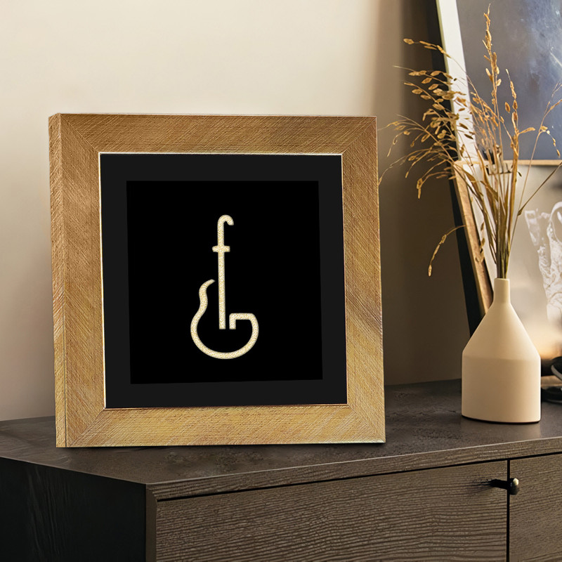 تابلو بکلیت طرح دکوری گیتار مدل T-14