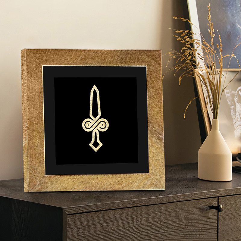 تابلو بکلیت طرح دکوری شمشیر مدل T-32