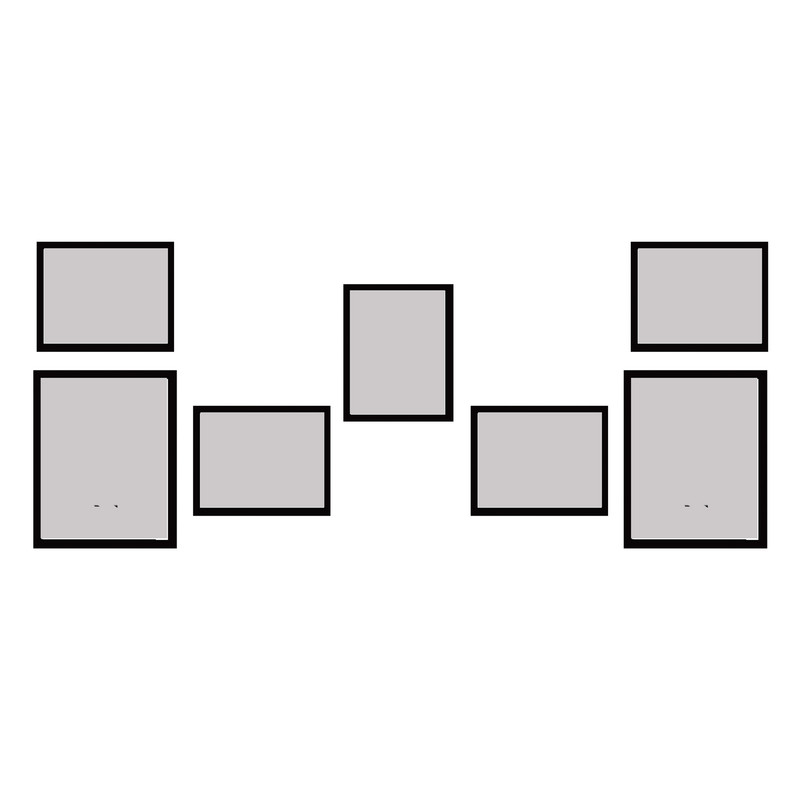 قاب عکس بکلیت مدل 215-133 مجموعه 7 عددی