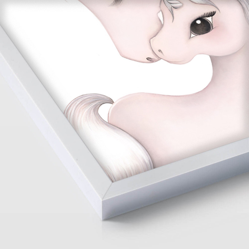 تابلو کودک و نوزاد بکلیت مدل  اسب تک شاخ کد W-273