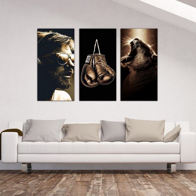 تابلو شاسی بکلیت طرح دکوراتیو مدرن مدل SH-532 مجموعه 3 عددی