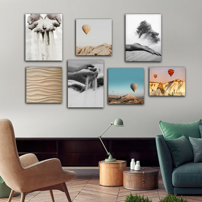 تابلو شاسی بکلیت طرح کویر و بالن مدل SH-655 مجموعه 7 عددی