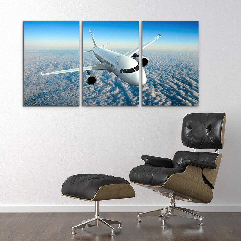 تابلو شاسی بکلیت طرح هواپیما و پرواز مدل SH-936 مجموعه 3 عددی