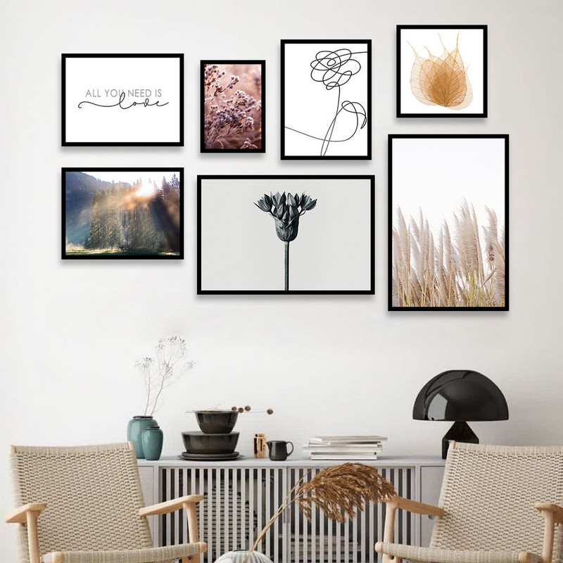 تابلو بکلیت مدل طرح دکوراتیو فانتزی B-1012  مجموعه 7 عددی