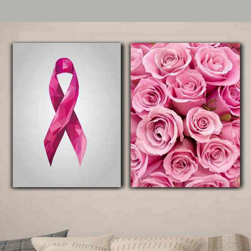 تابلو شاسی بکلیت طرح پاپیون و گل صورتی مدل SH-154 مجموعه 2 عددی