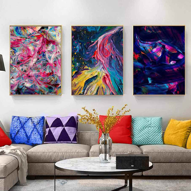 تابلو بکلیت طرح نقاشی مدل دکوراتیو 324 بسته 3 عددی