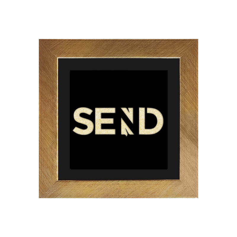 تابلو بکلیت طرح دکوری Send مدل T-10