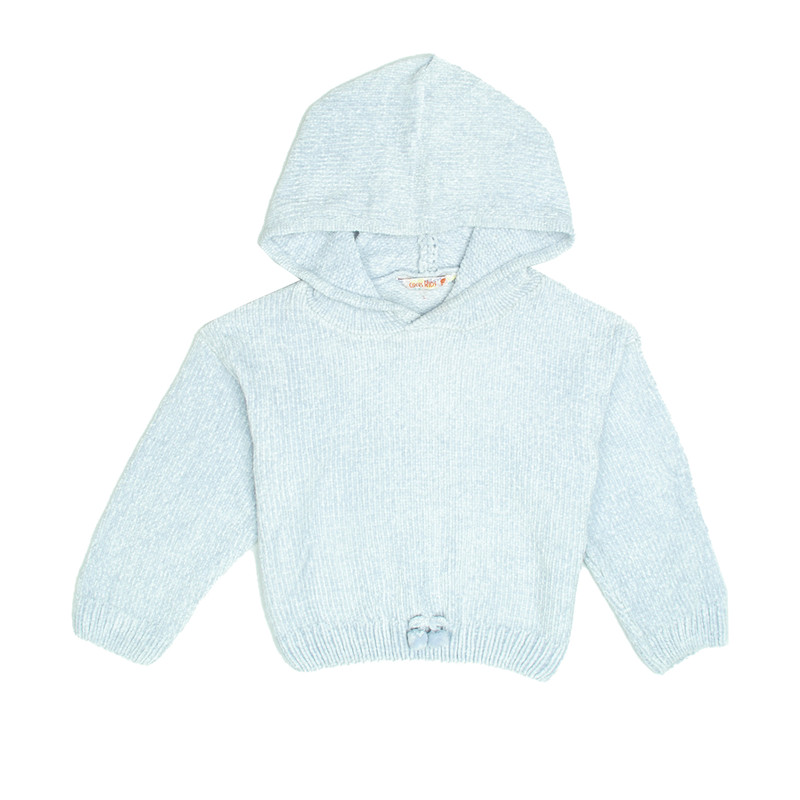 پلیور دخترانه مدل کلاه دار P-CU-01