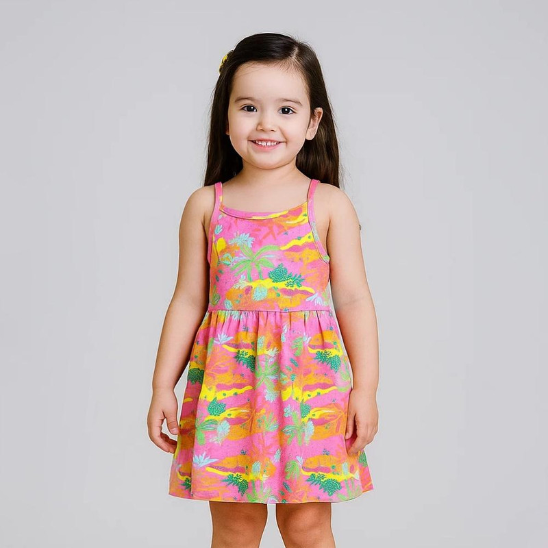 پیراهن دخترانه مدل هاوایی